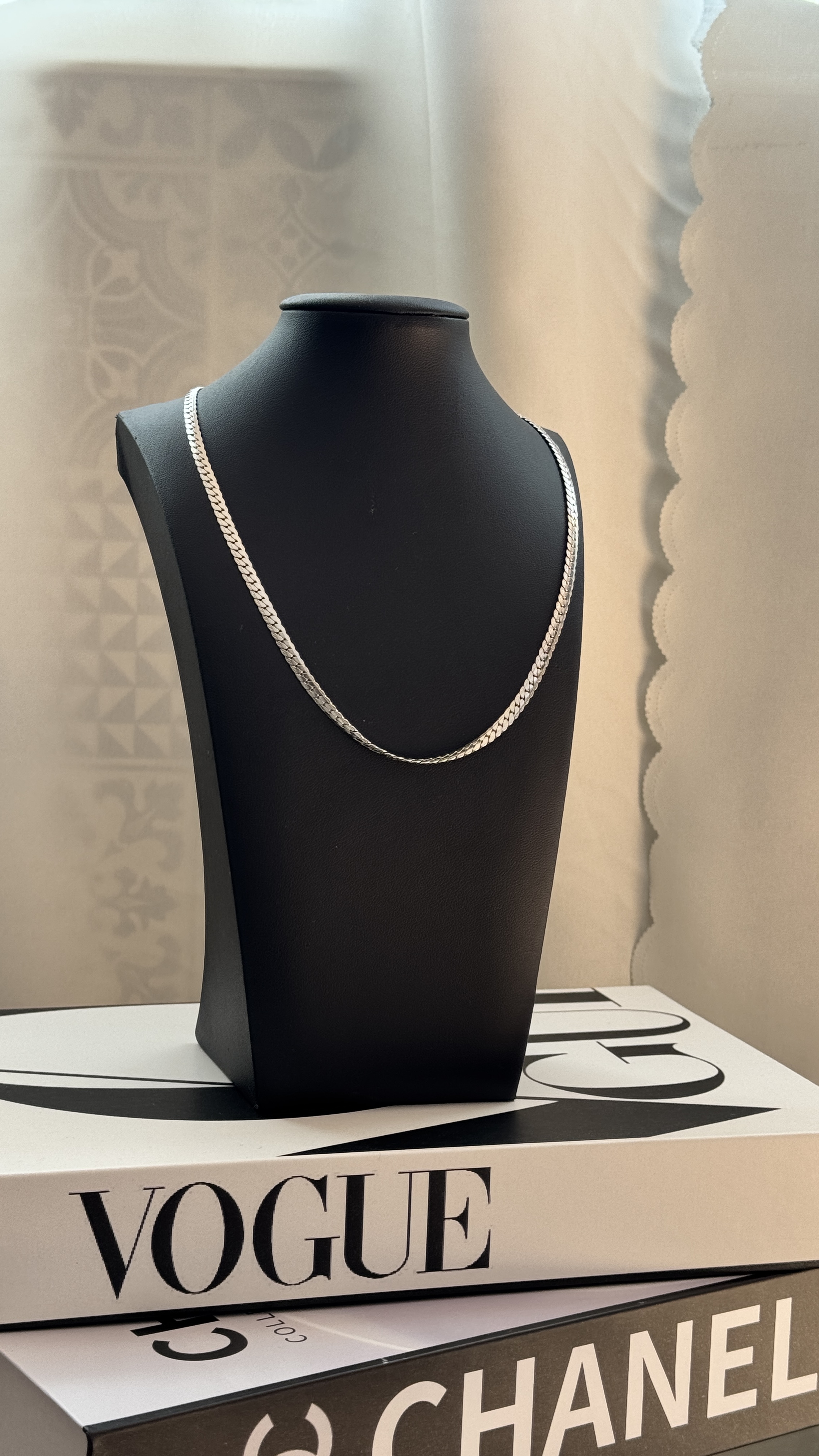 COLLAR ACERO PLATEADO #056, foto 1 de 2