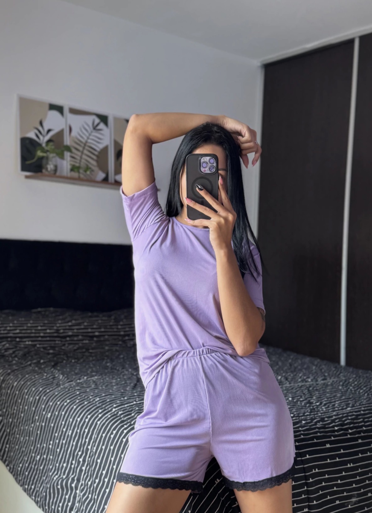 PIJAMA LILA - LISO, foto 1 de 4