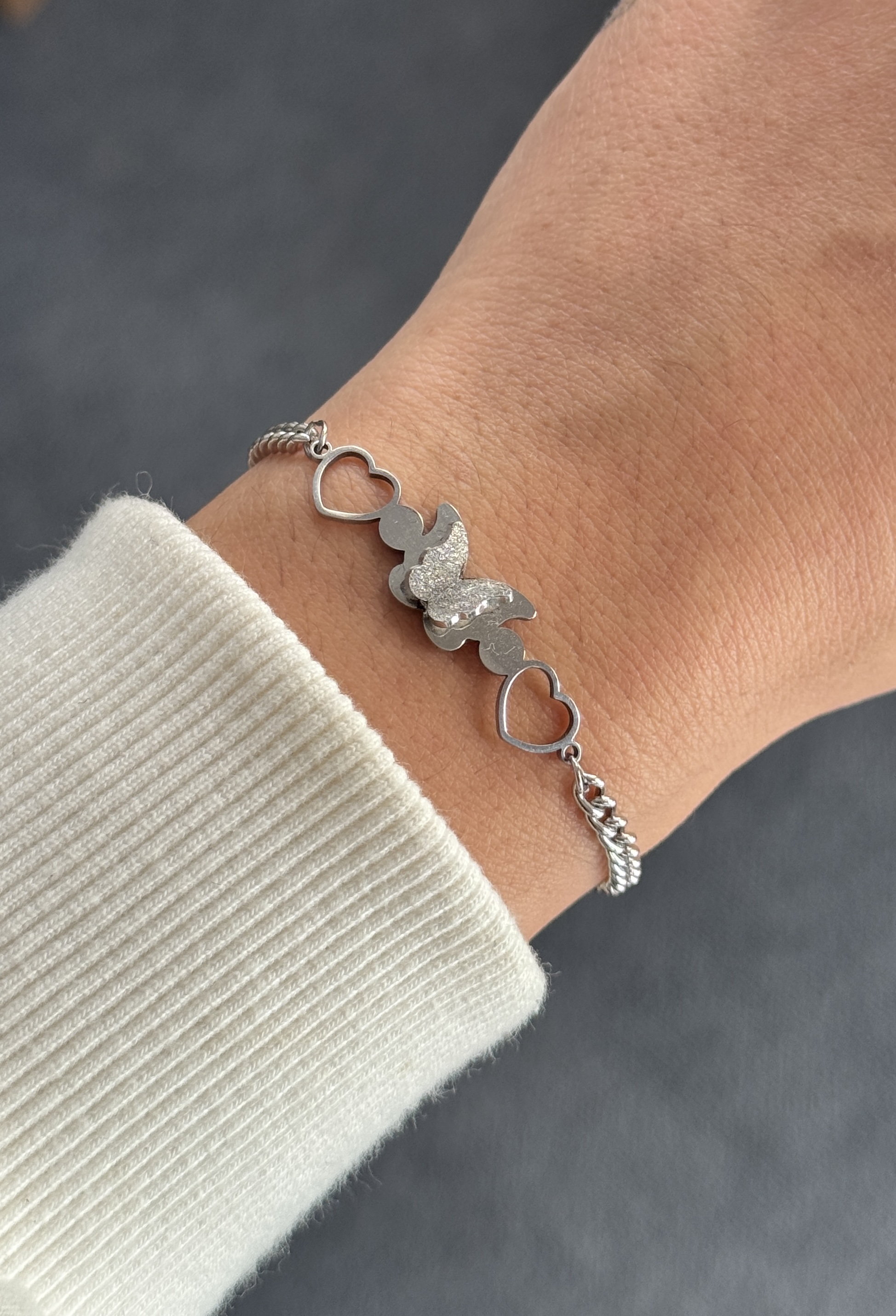 PULSERA ACERO - MARIPOSA #045, foto 1 de 3