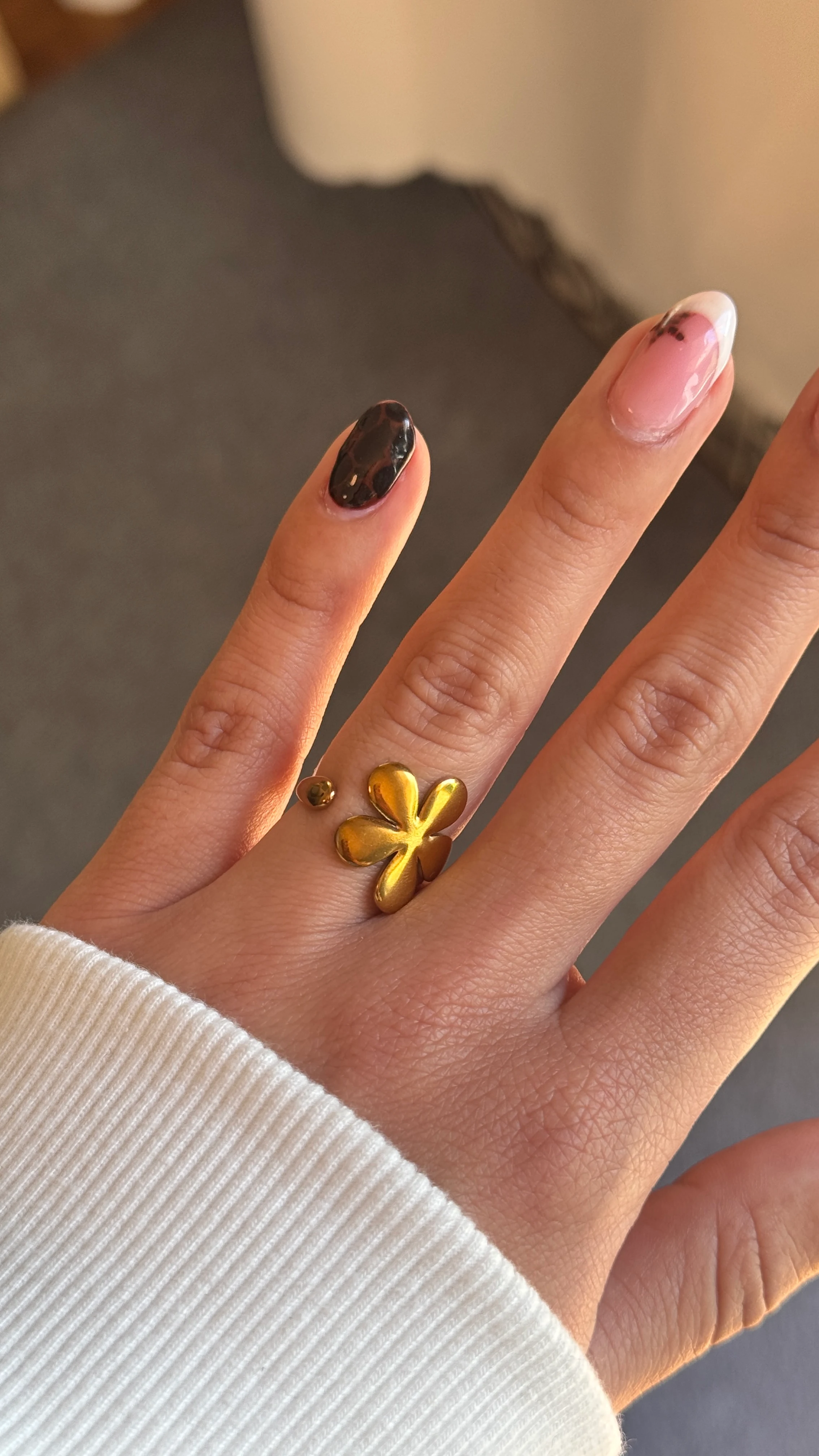 ANILLO ACERO - FLOR #011, foto 1 de 3